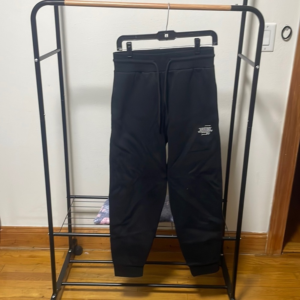 black mens joggers zara sz small
